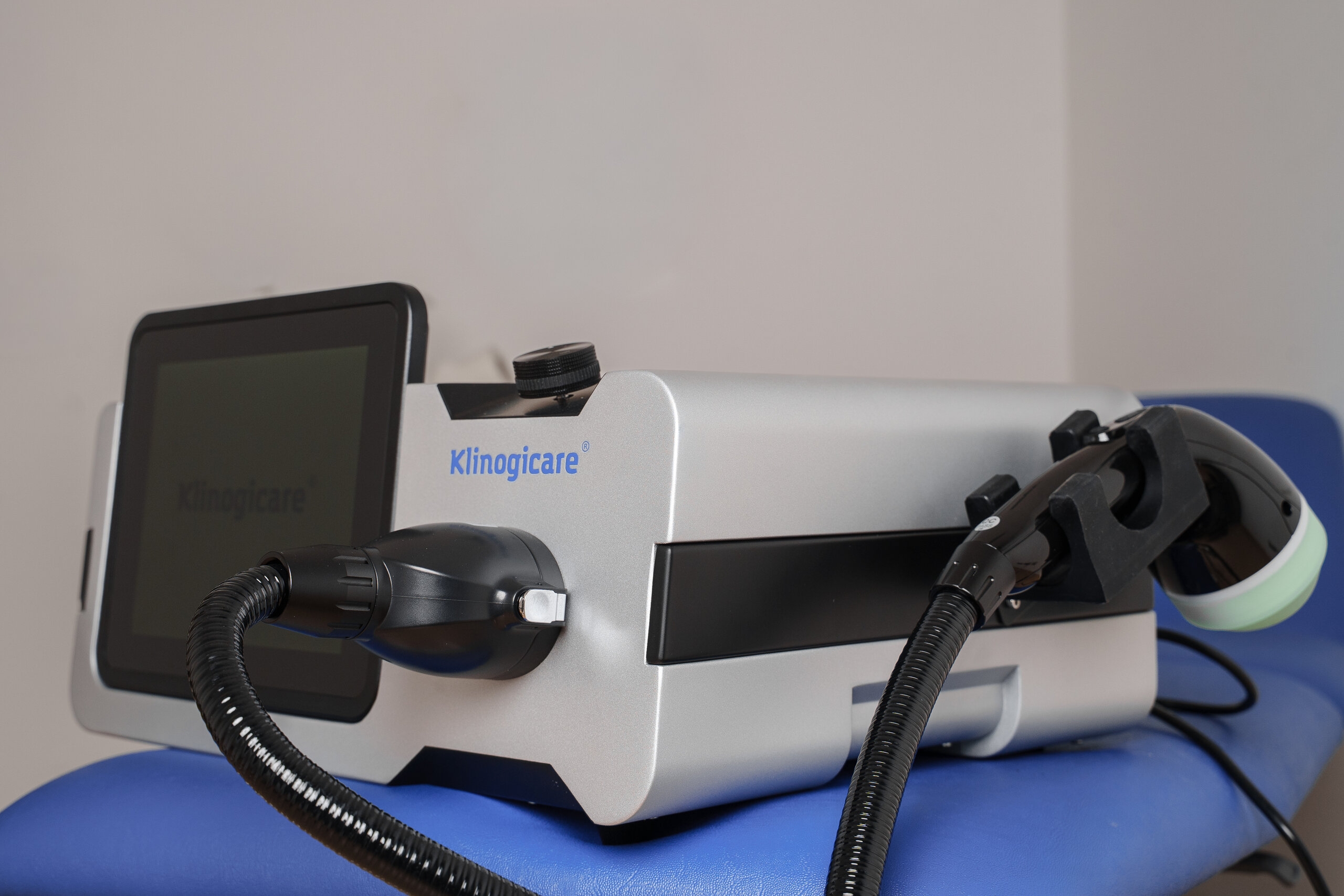 Odaklanmış şok dalgası tedavisi için Klinogicare Shockwave Storm Focus aplikatörü