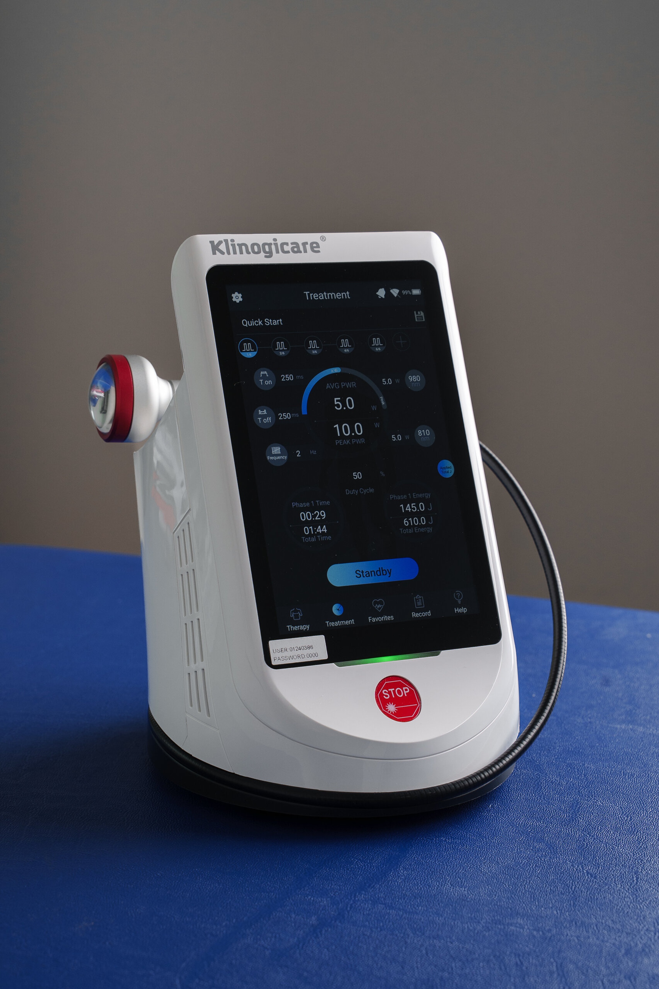 Beam Ultra Power Physio Laser 45W ile rehabilitasyon tedavisi