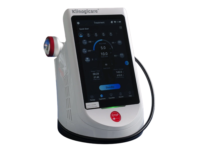 Klinogicare Beam Ultra Power Physio Laser 30W platformu ve cihazın teknolojik tasarımı